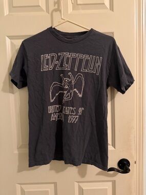 Brandy Melville Led Zeppelin Tee - Gray